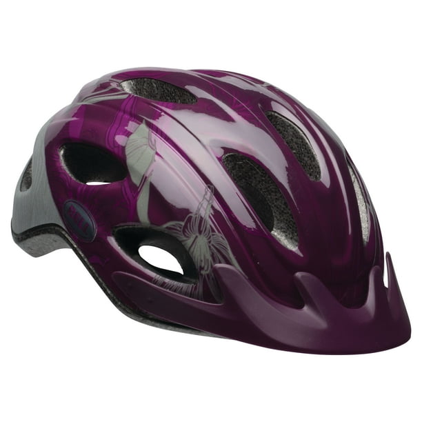 Wine Reflective Back Bell Sports Glow Jungle Womens Adult Bike Helmet
